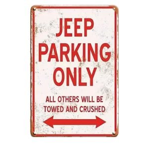 Best Jeep-Themed Decorative Signs for Home