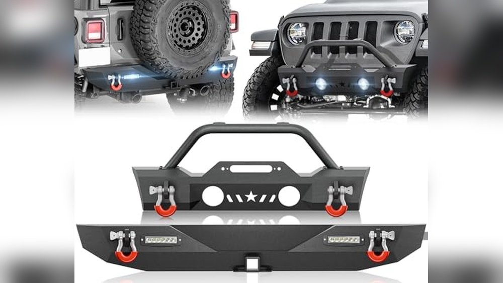 Best for Jeep Bumper Kits With Guards And Plates