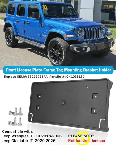 Best Jeep Wrangler License Plate Frame 2026
