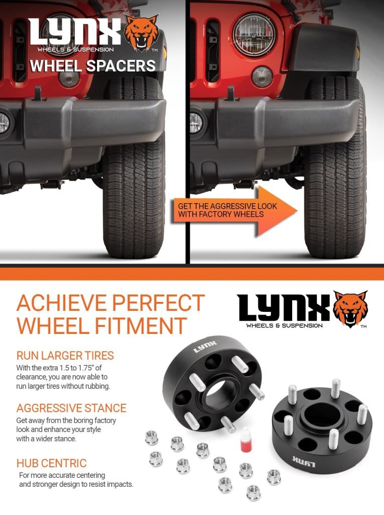 Install Wheel Spacers Jeep Wrangler