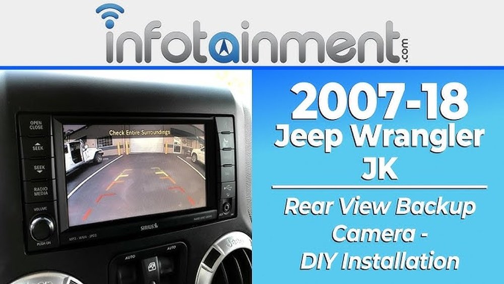 How to Install Backup Camera Screen Jeep Jl