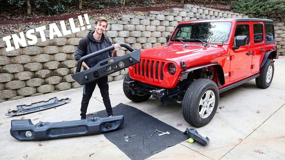 How to Install Front Bumper on Jeep Wrangler