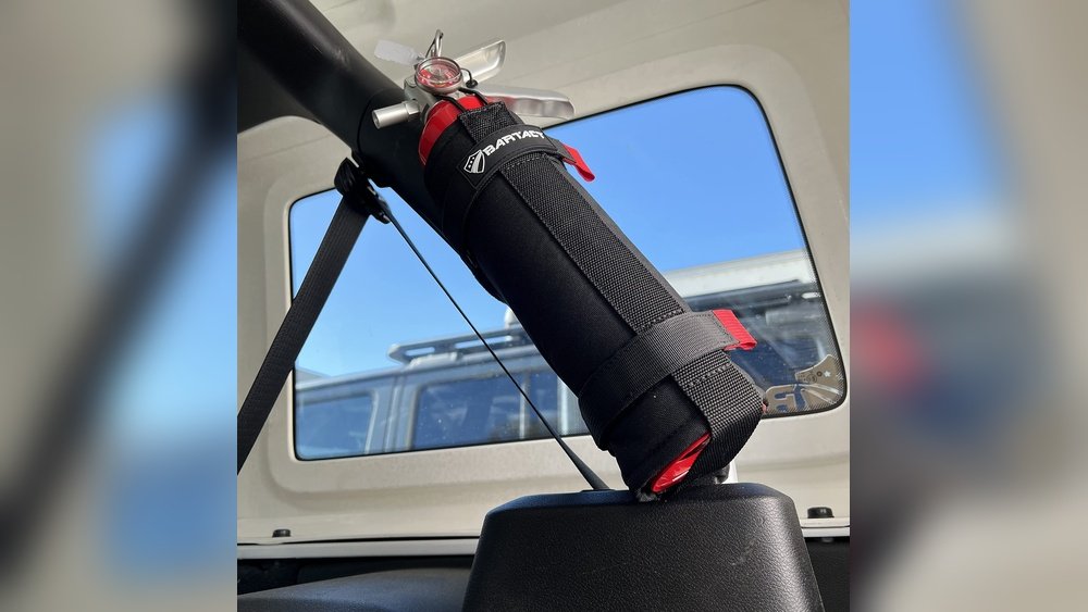 How to Mount Fire Extinguisher Roll Cage Jeep