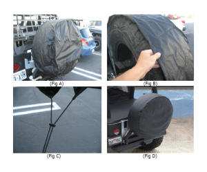 Install Spare Tire Cover Jeep JL