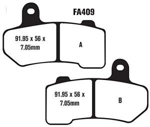 EBC Vs Hawk Brake Pads