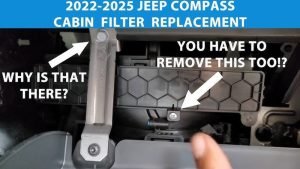 How to Change Jeep Compass Cabin Air Filter