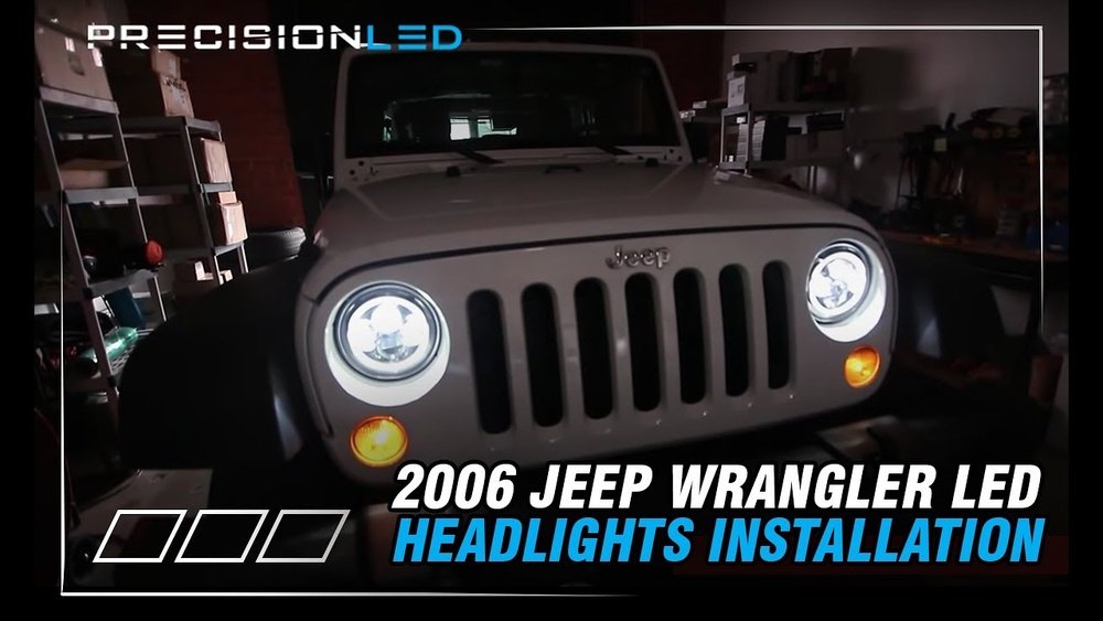How to Install Jeep Wrangler Led Headlights