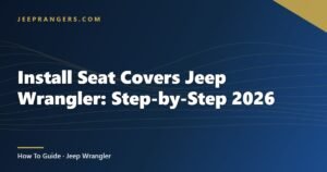 Install Seat Covers Jeep Wrangler: Step-by-Step 2026