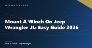 Mount A Winch On Jeep Wrangler JL: Easy Guide 2026