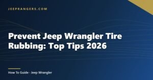 Prevent Jeep Wrangler Tire Rubbing: Top Tips 2026