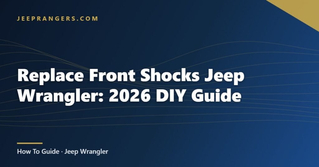 Replace Front Shocks Jeep Wrangler: 2026 DIY Guide